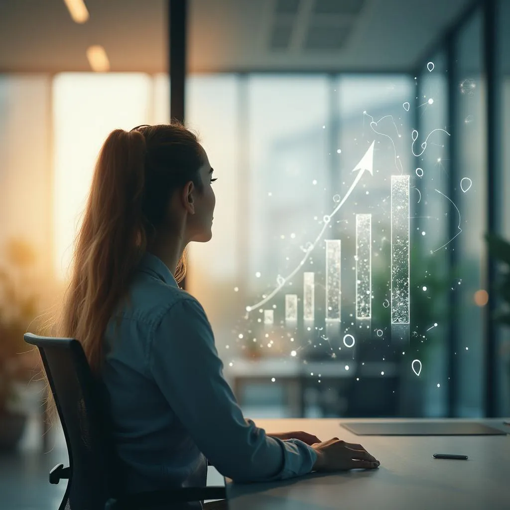 Concept de croissance personnelle et financière